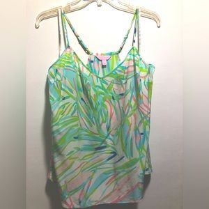 Lilly Pulitzer Dusk Silk Top in Size XL